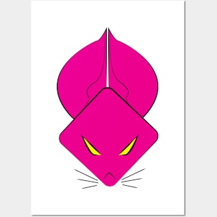 Monsters & Mayhem Collection: meeses (pink) Posters and Art